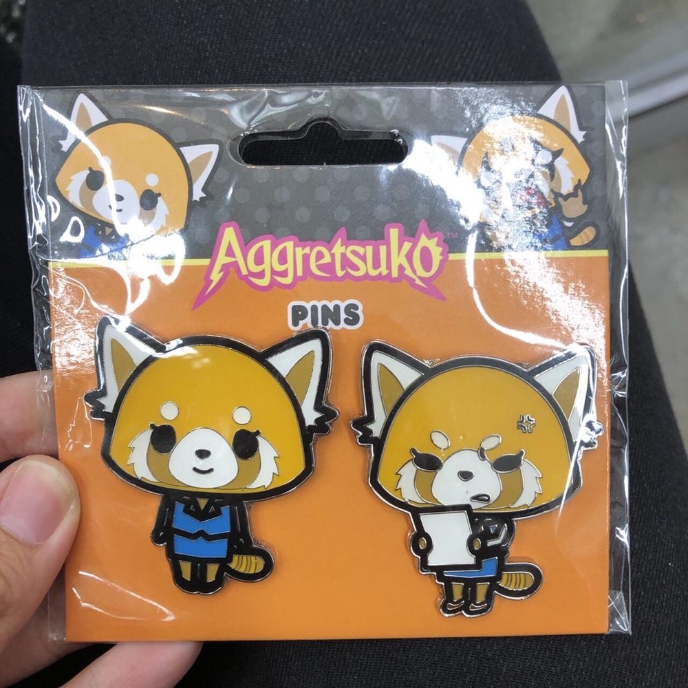 Sanrio Aggretsuko Pin Set